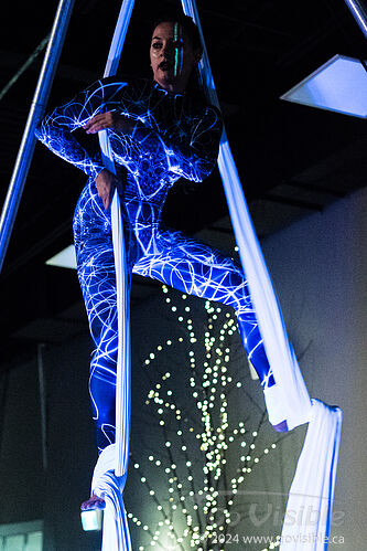 Kinshira Entertainment - Aerial Performances at Business Excellence Awards 2024